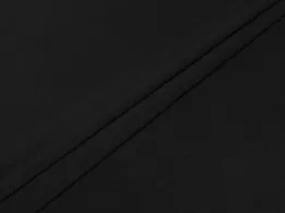 Поплин рубашечный с нейлоном однотонный, черный (отрез 2 м) - интернет-магазин tkani-atlas.com.ua