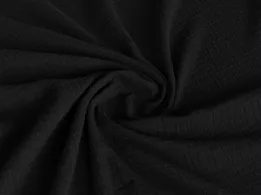 Муслин двухслойный, черный (отрез 3,1 м) - интернет-магазин tkani-atlas.com.ua