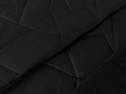 Плащевка на подкладке вельбо уценка (текстильный брак), черный (отрез 2,2 м) - интернет-магазин tkani-atlas.com.ua