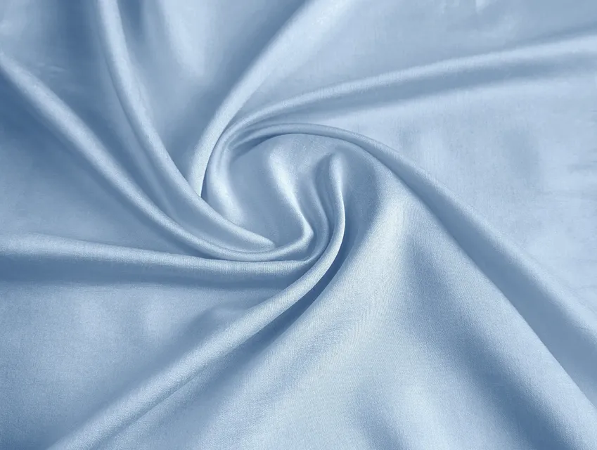 Льон вуаль, блакитний джинсовий - фото 1 - інтернет-магазин tkani-atlas.com.ua