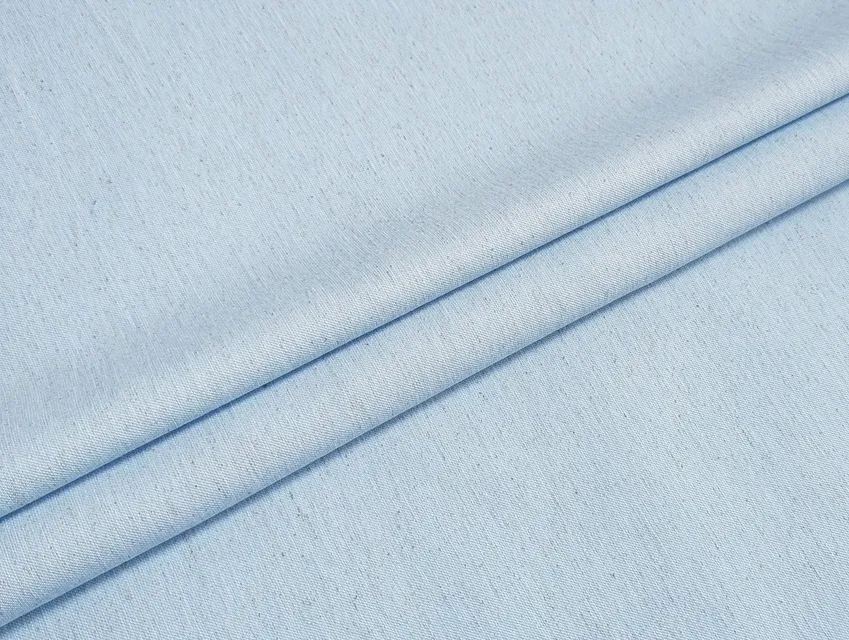 Лен вискоза твил меланжевый, голубой - фото 1 - интернет-магазин tkani-atlas.com.ua