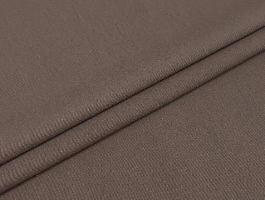 Лен вискоза твил меланжевый, коричневый - фото 1 - интернет-магазин tkani-atlas.com.ua