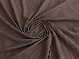 Трикотаж рубчик, молочный шоколад - интернет-магазин tkani-atlas.com.ua