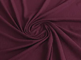 Трикотаж рубчик, марсала - интернет-магазин tkani-atlas.com.ua