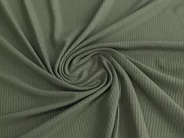 Трикотаж рубчик, темна олива - інтернет-магазин tkani-atlas.com.ua