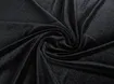 Бархат стрейч Венеция однотонный, черный (отрез 1,2 м) - интернет-магазин tkani-atlas.com.ua
