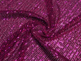 Паєтка Зара, фуксія (відріз 2,5 м) - інтернет-магазин tkani-atlas.com.ua