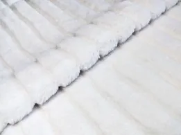 Хутро смужка 30 мм, білий (відріз 1,1 м) - інтернет-магазин tkani-atlas.com.ua