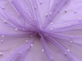 Сітка перли, бузковий (відріз 1,1 м) - інтернет-магазин tkani-atlas.com.ua