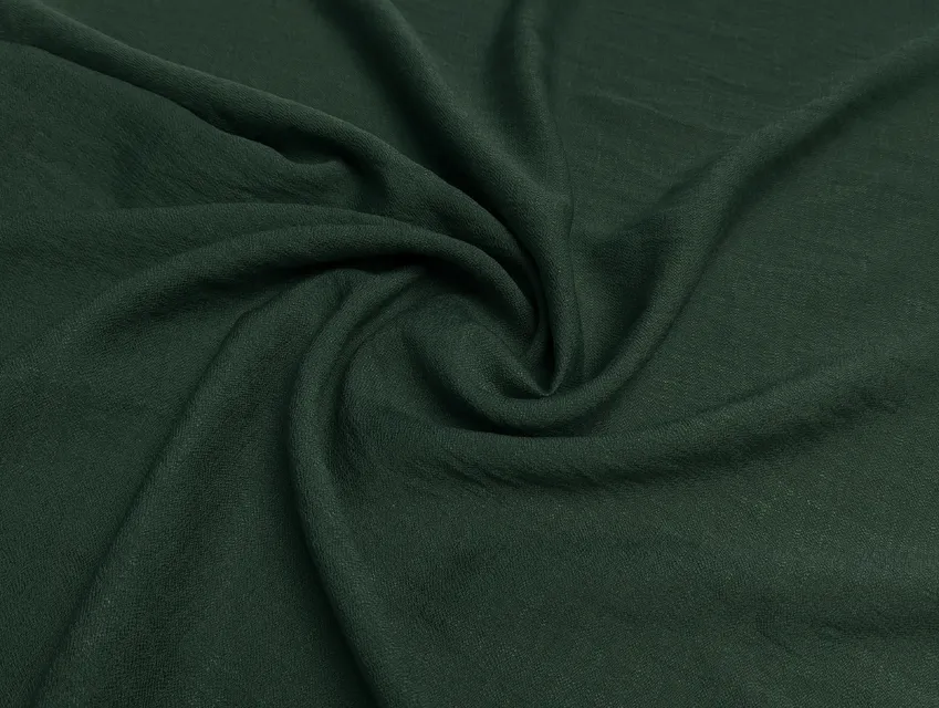 Лен Бохо, хвойно-зеленый - фото 1 - интернет-магазин tkani-atlas.com.ua