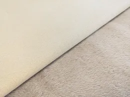 Замша на вельбо двостороння, кремовий (відріз 0,6 м) - інтернет-магазин tkani-atlas.com.ua