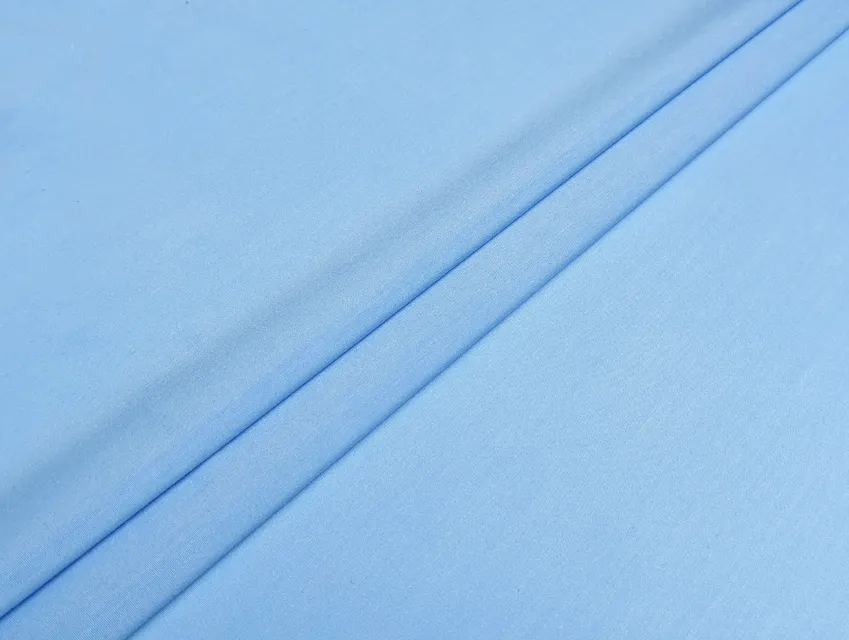 Поплін сорочковий з нейлоном, блакитна лагуна (відріз 0,8 м) - фото 1 - інтернет-магазин tkani-atlas.com.ua