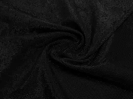 Трикотаж диско плотный мерцание, черный - интернет-магазин tkani-atlas.com.ua