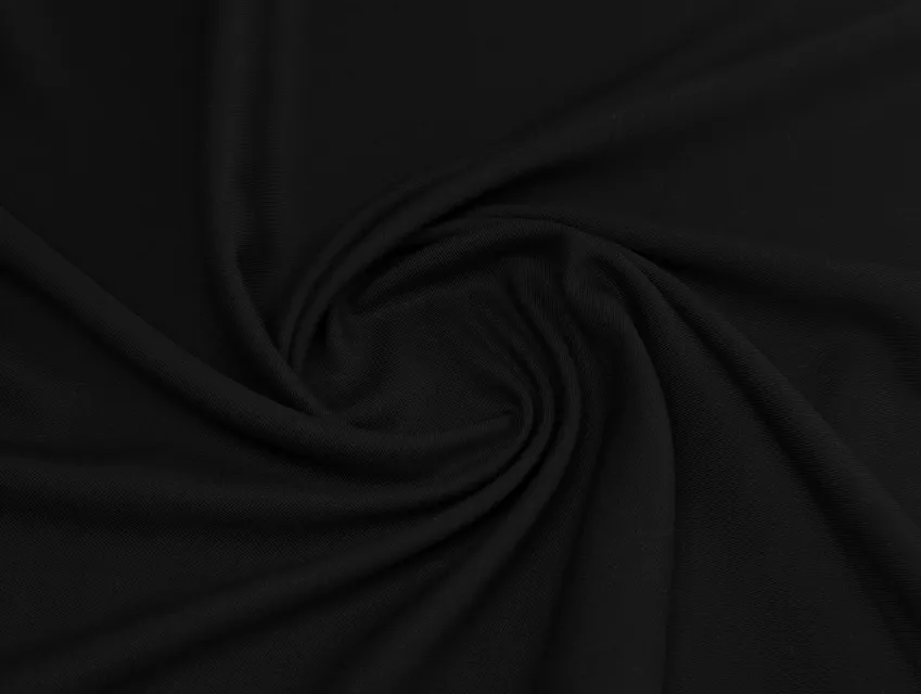 Штапель Стефанія чорний - фото 1 - інтернет-магазин tkani-atlas.com.ua