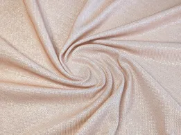 Трикотаж диско щільний мерехтіння, бежевий зі сріблом - інтернет-магазин tkani-atlas.com.ua