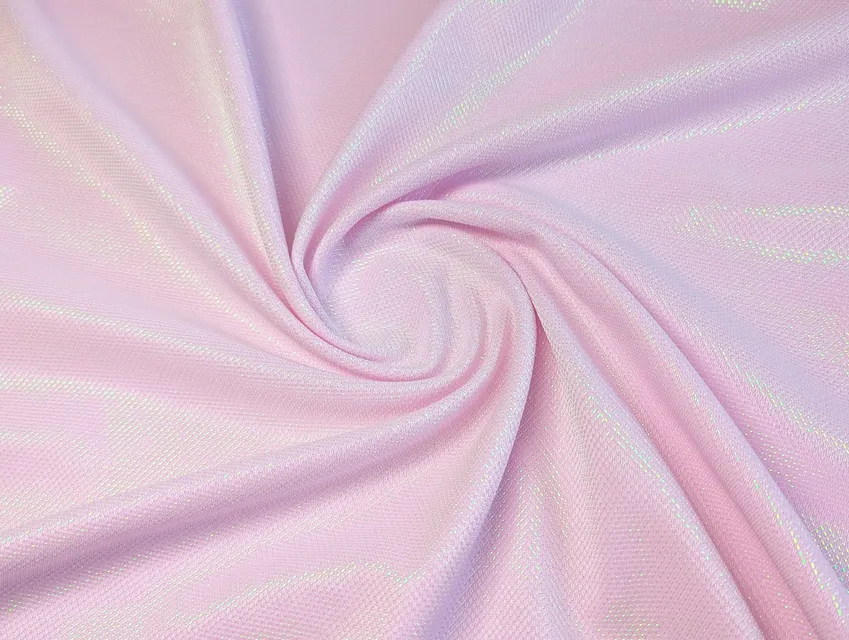 Трикотаж диско плотный хамелеон, розовый с салатовым - фото 1 - интернет-магазин tkani-atlas.com.ua