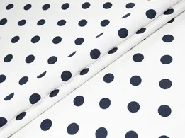 Льон з віскозою горох, темно-синій (відріз 1,5 м) - інтернет-магазин tkani-atlas.com.ua