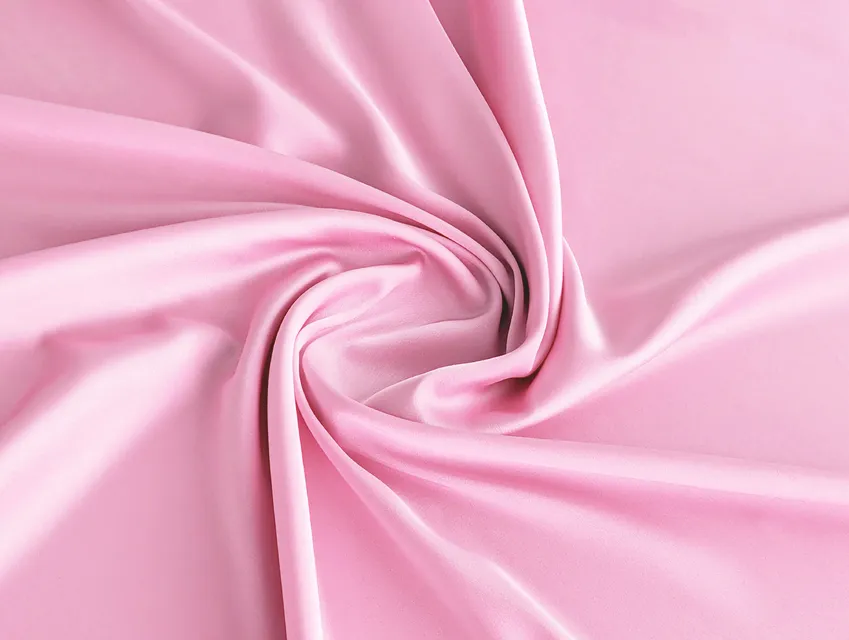Шелк сатин розовый зефир (отрез 2,8 м) - фото 1 - интернет-магазин tkani-atlas.com.ua