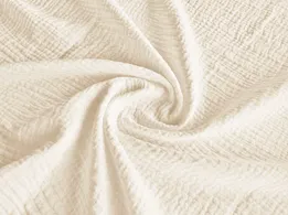 Муслин двухслойный кремовый  (отрез 1 м) - интернет-магазин tkani-atlas.com.ua