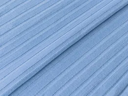 Трикотаж рубчик 7 мм, блакитний (відріз 2 м) - інтернет-магазин tkani-atlas.com.ua