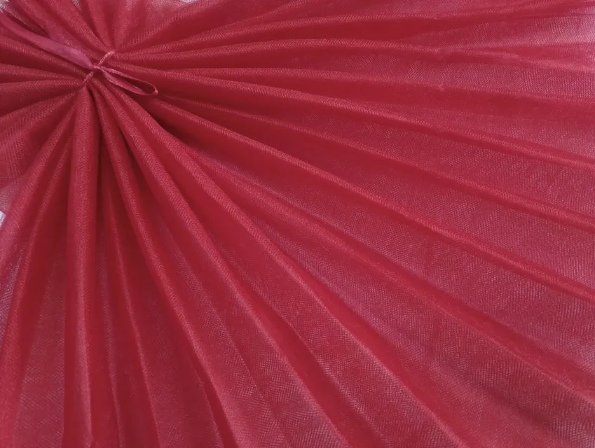 Фатин червоний (відріз 1,6 м) - фото 1 - інтернет-магазин tkani-atlas.com.ua
