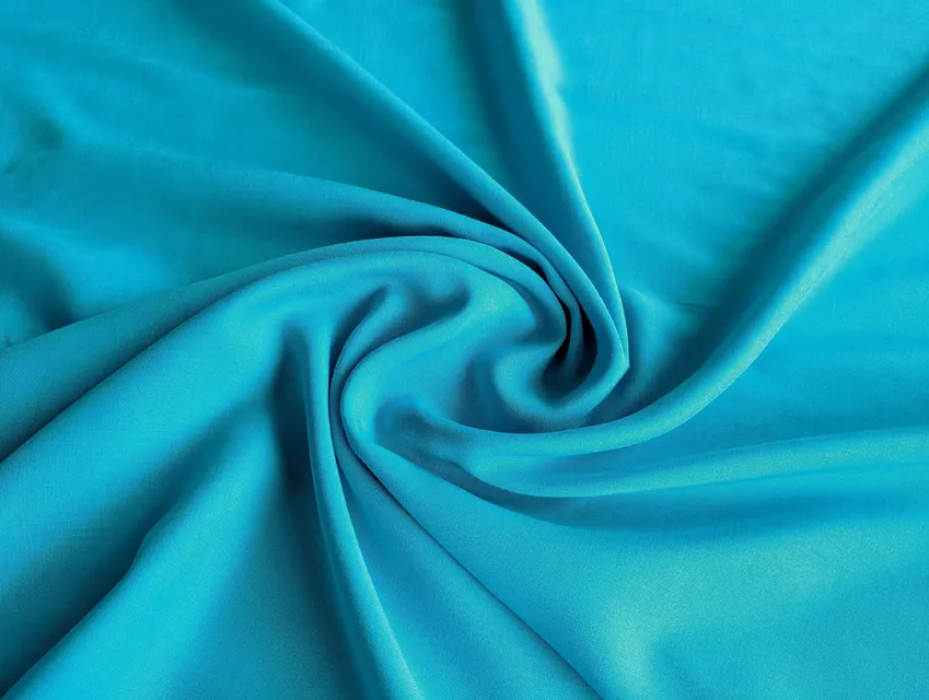 Штапель яркий голубой (отрез 2 м) - фото 1 - интернет-магазин tkani-atlas.com.ua