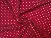 Софт принт горошек 2 мм, красный (отрез 2,3 м) - интернет-магазин tkani-atlas.com.ua