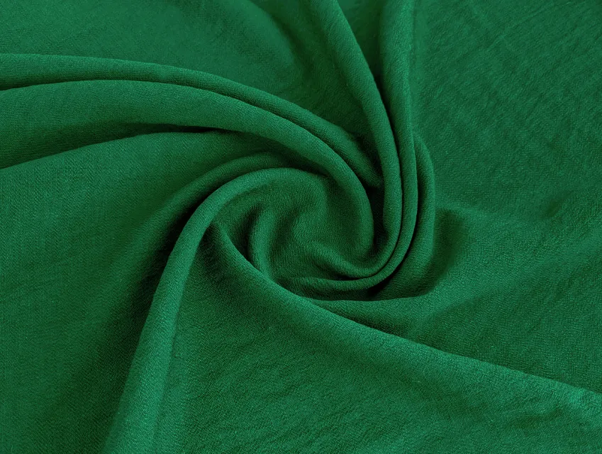 Льон Бохо зелений (відріз 2,2 м) - фото 1 - інтернет-магазин tkani-atlas.com.ua