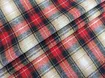 Котон сорочковий клітина 130 мм, червоний з бежевим (відріз 2,8 м) - інтернет-магазин tkani-atlas.com.ua