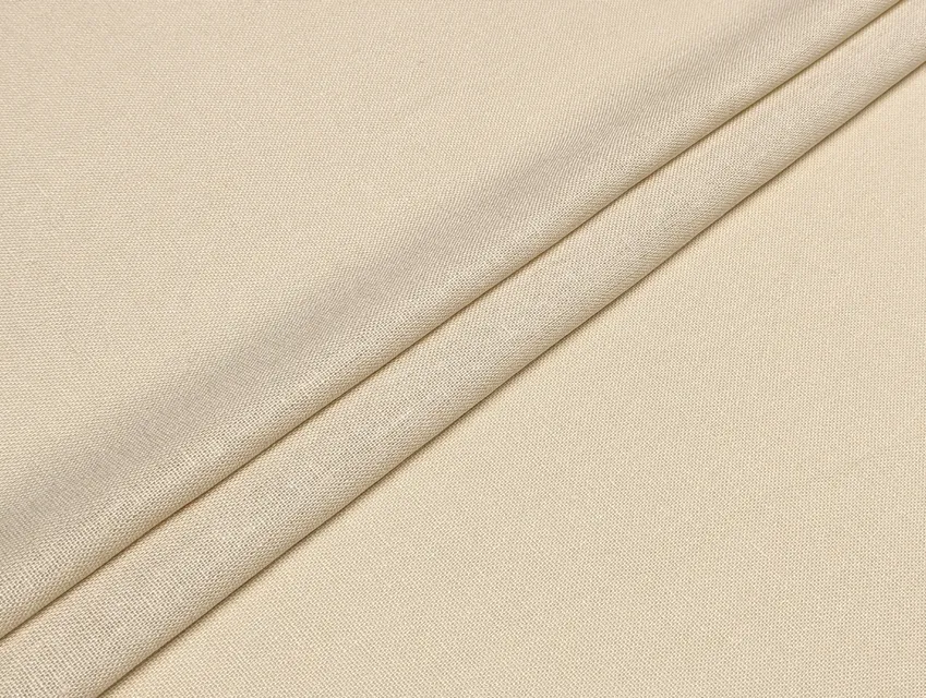 Лен вискоза 30/70 светло-бежевый (отрез 1 м) - фото 1 - интернет-магазин tkani-atlas.com.ua
