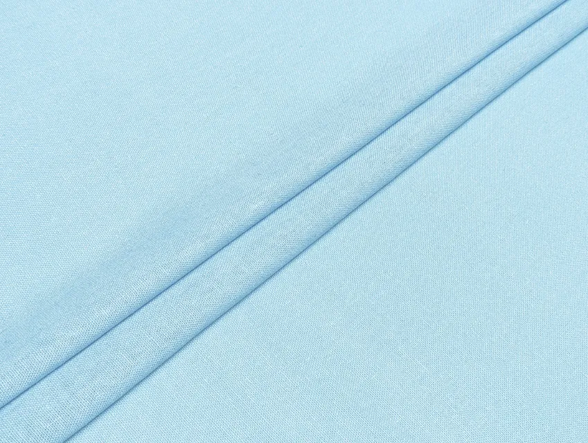 Лен вискоза 30/70 небесно-голубой (отрез 1 м) - фото 1 - интернет-магазин tkani-atlas.com.ua