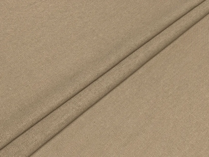 Лен вискоза 30/70 бежево-коричневый (отрез 1 м) - фото 1 - интернет-магазин tkani-atlas.com.ua