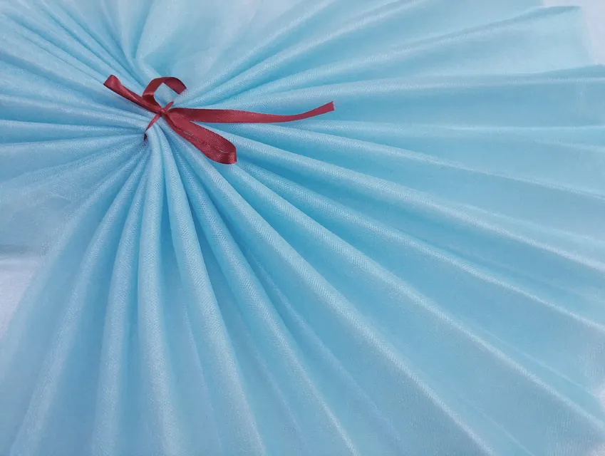 Фатин кристал, небесно-блакитний (відріз 2,5 м) - фото 1 - інтернет-магазин tkani-atlas.com.ua