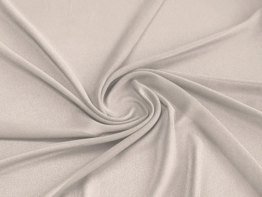 Креп шифон софт серо-бежевый - фото 1 - интернет-магазин tkani-atlas.com.ua