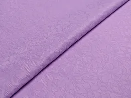 Жаккард цветочный, сиреневый (отрез 1,2 м) - интернет-магазин tkani-atlas.com.ua