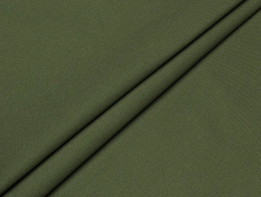 Коттон джинс хаки (отрез 0,5 м) - фото 1 - интернет-магазин tkani-atlas.com.ua