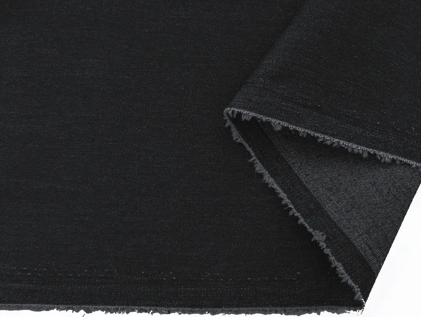 Джинс стрейч плотный графит (отрез 1,7 м) - фото 1 - интернет-магазин tkani-atlas.com.ua