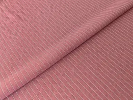 Віскозний трикотаж з нейлоном смужка з люрексом, рожевий (відріз 1,6 м) - інтернет-магазин tkani-atlas.com.ua