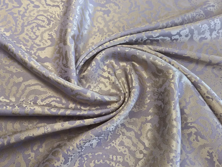 Двусторонний вискозный жаккард абстракция, лаванда - фото 1 - интернет-магазин tkani-atlas.com.ua