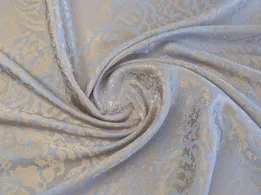 Двусторонний вискозный жаккард абстракция, голубой - интернет-магазин tkani-atlas.com.ua