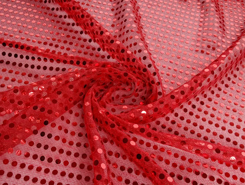 Копейка красный (отрез 1,1 м) - фото 1 - интернет-магазин tkani-atlas.com.ua