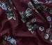 Дона креп пионы, бордо (отрез 1 м) - фото 2 - интернет-магазин tkani-atlas.com.ua