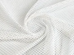 Сетка спорт стрейч ячейки 5 мм, молочный (отрез 0,7 м) - интернет-магазин tkani-atlas.com.ua