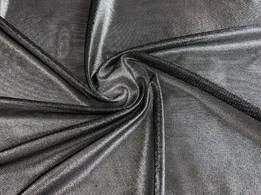 Сетка стрейч блеск, темное серебро (отрез 0,5 м) - интернет-магазин tkani-atlas.com.ua