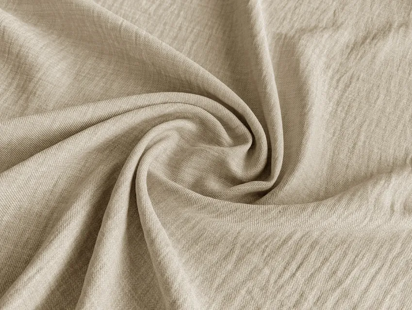 Креп Камелия бежево-пудренный (отрез 0,8 м) - фото 1 - интернет-магазин tkani-atlas.com.ua