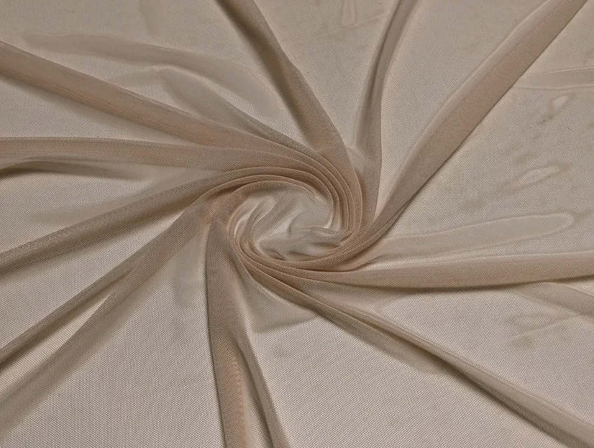 Сетка стрейч софт, мокко (отрез 3 м) - фото 1 - интернет-магазин tkani-atlas.com.ua