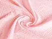 Муслин двухслойный розово-персиковый (отрез 2,2 м) - интернет-магазин tkani-atlas.com.ua
