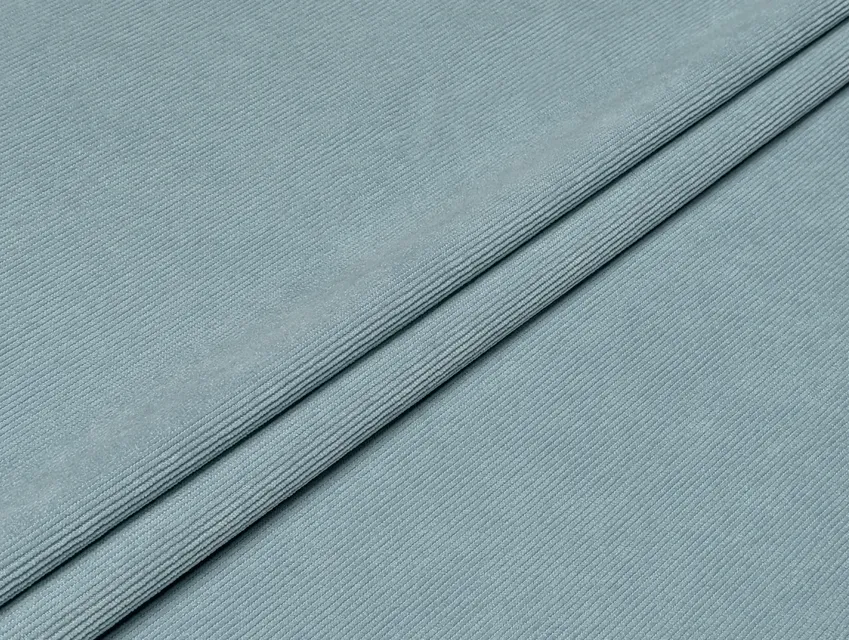 Вельвет светло-голубой (отрез 0,4 м) - фото 1 - интернет-магазин tkani-atlas.com.ua