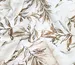 Льон бохо малюнок листяний дует, бежевый на молочному - фото 3 - інтернет-магазин tkani-atlas.com.ua