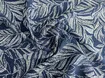 Штапель шовковистий листяний дует, темно-синій (відріз 0,6 м) - інтернет-магазин tkani-atlas.com.ua